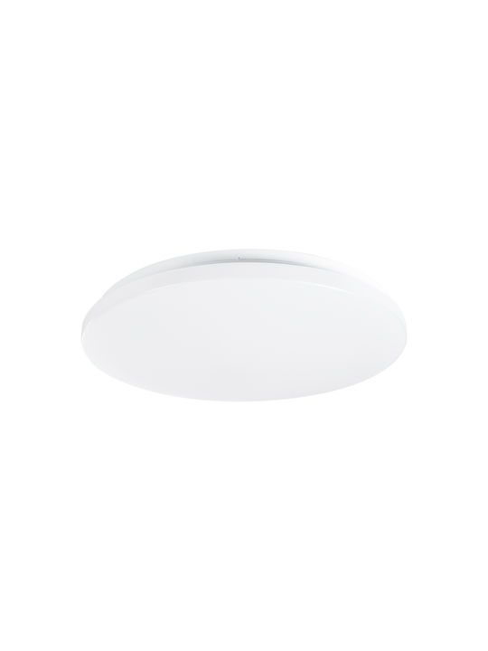 GloboStar Ceiling Mount Light Bathroom 33cm White with Integrated LED