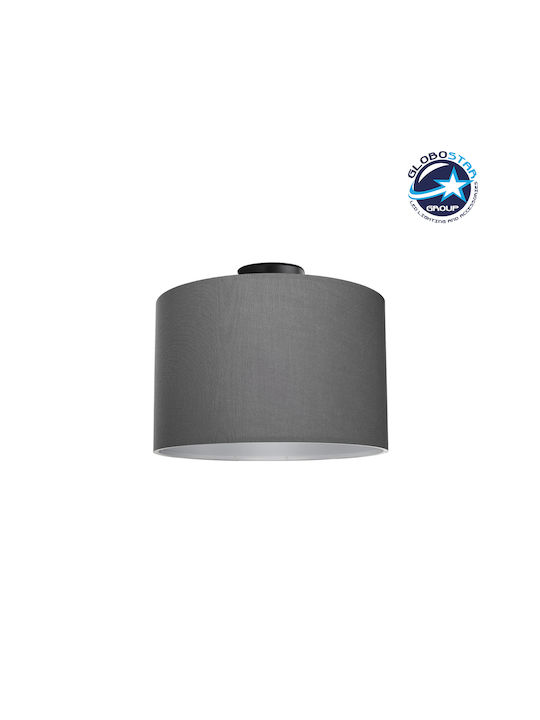 GloboStar Cilio Ceiling Mount Light 30cm Gray with Socket E27