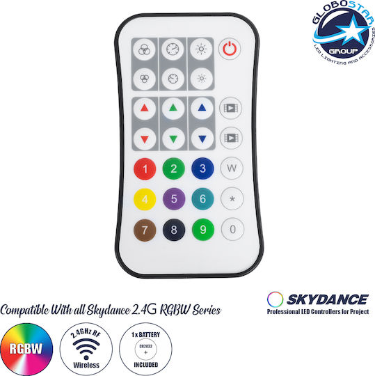 GloboStar Ασύρματο Τηλεχειριστήριο RF 73158