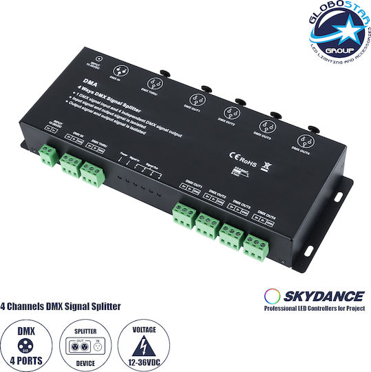 GloboStar Skydance Wireless Signal Amplifier RF with Remote Control 73136