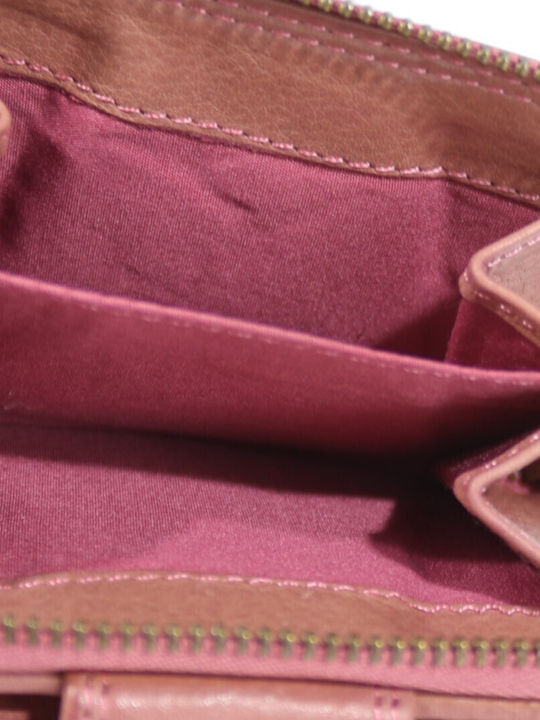 Small Leather Women's Wallet Pink