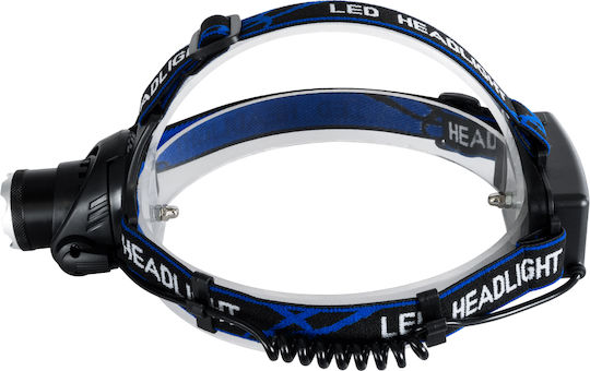 GloboStar Rechargeable Headlamp LED IP44 with Maximum Brightness 1800lm XML2-T6 100pcs Black