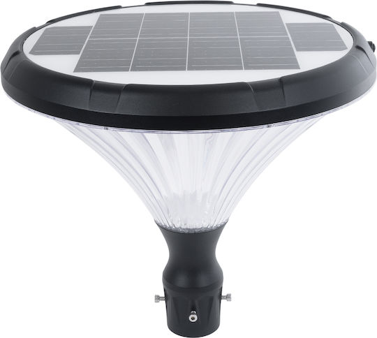 GloboStar Ηλιακό Φωτιστικό Δαπέδου Φανάρι 40W 550lm Ψυχρό Λευκό 6000K με Φωτοκύτταρο IP65