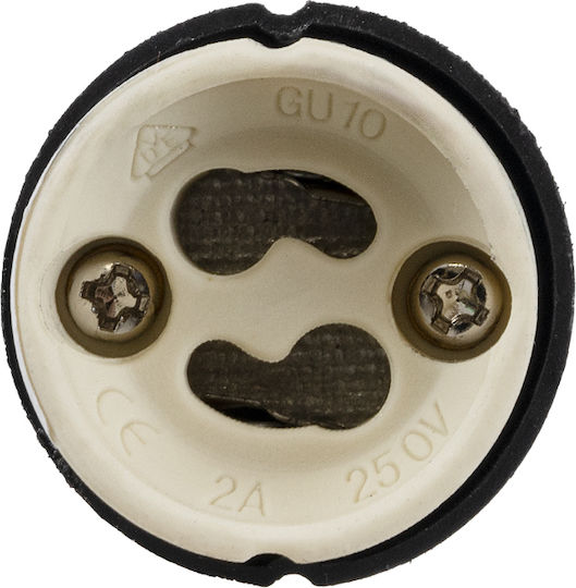 GloboStar Socket Extension for Socket GU10 in White color Set 1pcs 78950
