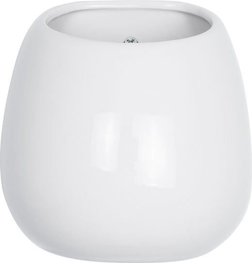 GloboStar Topf Keramik White 12x12x13cm.