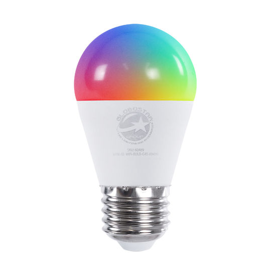 GloboStar Smart LED-Lampe 5.5W für Fassung E27 und Form G45 Einstellbar Weiß 550lm Dimmbar
