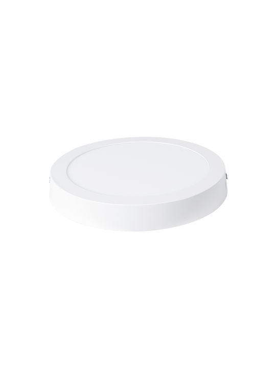 GloboStar Round Outdoor LED Panel 20W with Cool White Light 6000K 22.2cm