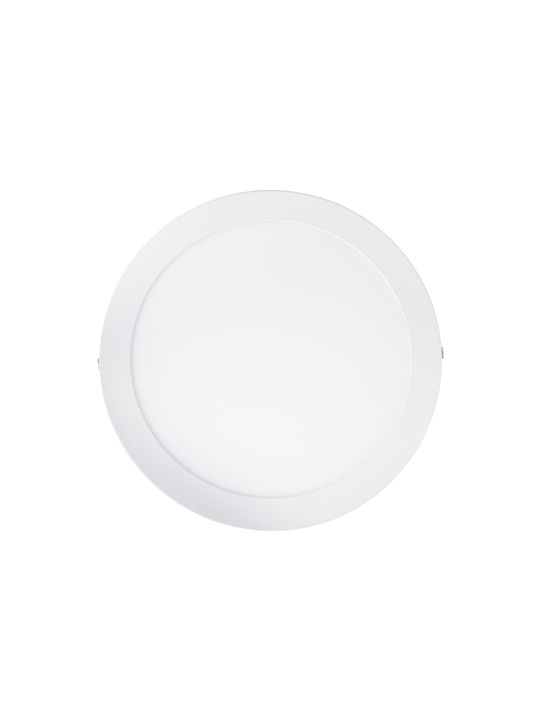 GloboStar Rotund În aer liber Panou LED Putere 20W cu Alb Natural Lumini 22.2x22.2cm.