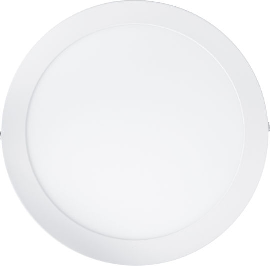 GloboStar Rotund În aer liber Panou LED Putere 20W cu Alb Natural Lumini 22.2x22.2cm.