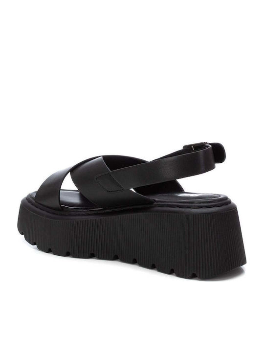 Γυναικεία Σανδάλια Flatforms Μαύρα