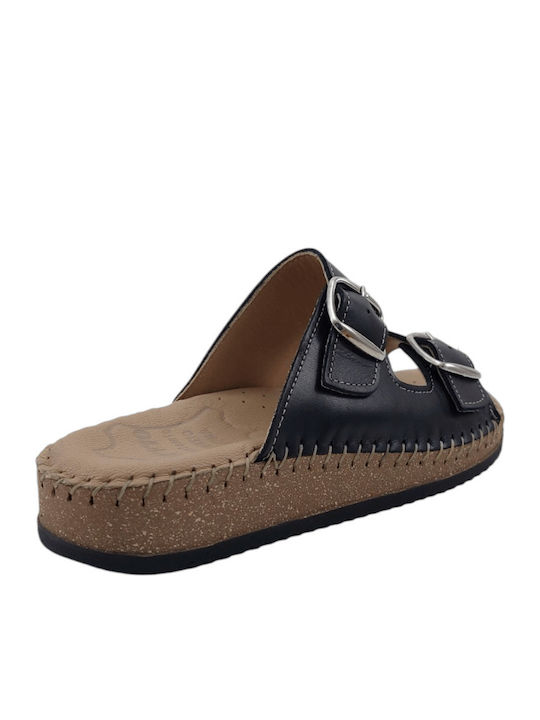 Anatomic Women's Leather Platform Shoes Black