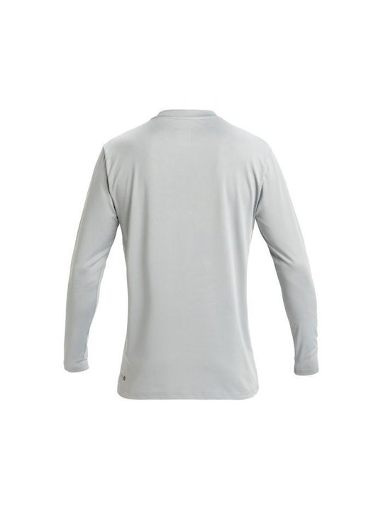 Quiksilver Everyday UPF 50 Men's Long Sleeve Sun Protection Shirt Grey