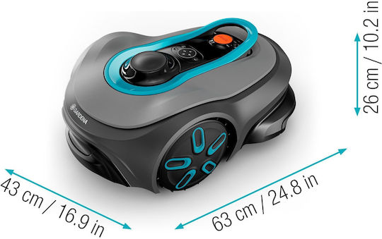 Gardena SILENO Free 800 Ρομποτική Μηχανή Γκαζόν 5Ah