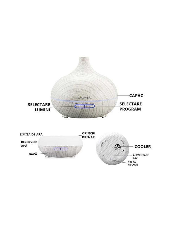 Aroma Diffuser Aroma Vulcano Gray Wood 550ml