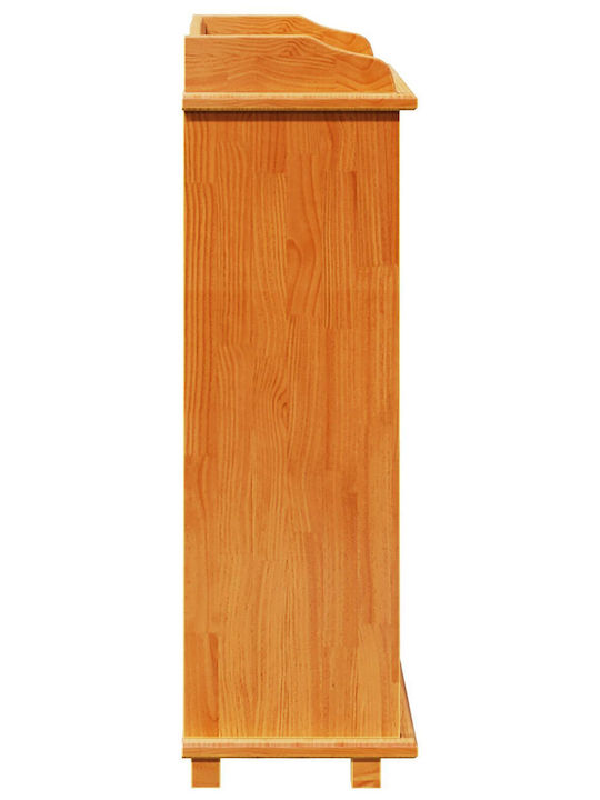 Vidaxl Wine Rack 90x60x30cm Solid Pine Wood 1 Piece Brown