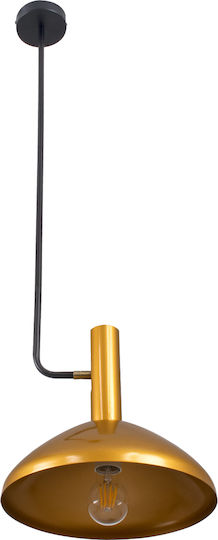 GloboStar Katie Pendant Light Gold Bell with Socket E27 35x35x120cm