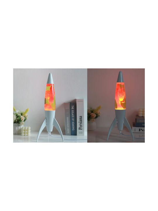 Total Gift Decorative Lamp Lava Lamp Yellow