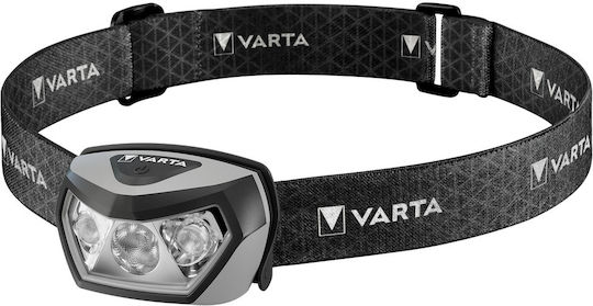 Varta Headlamp LED IPX7 with Maximum Brightness 400lm Sports H30R Pro Black