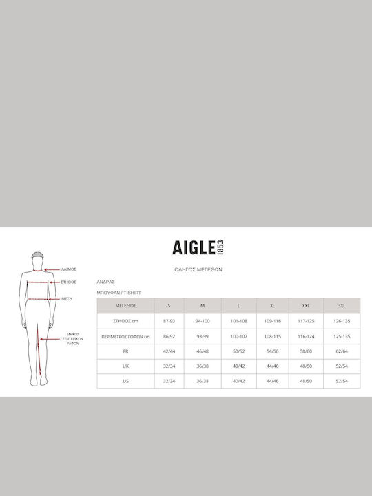Aigle AGL24-01333-CRIMSON-B2191-M Ανδρικό Μπουφάν για Σκι & Snowboard Κόκκινο