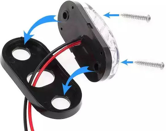 Led Φώτα Όγκου Φορτηγών Ip66 Πράσινο 12v