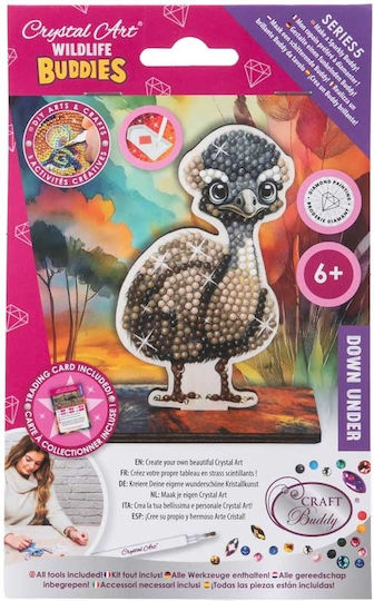 Комплект за диамантено рисуване Craft Buddy Crystal Art Buddies Ему 7 части