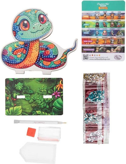 Комплект за диамантена бродерия Craft Buddy Crystal Art Buddies Змия 7 части