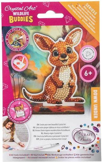 Diamond Painting Kit Craft Buddy Crystal Art Buddies Känguru 7 Teile