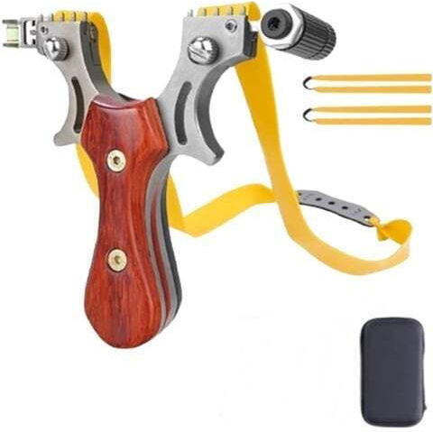 Set de Vârfuri Metalice Tăiate cu Laser 8 Mm Bile Metalice 12 Cm Mâner din Lemn pentru Plută Husă Maro Inclusă