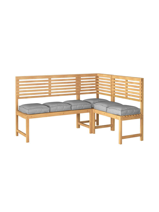 vidaXL Gray Bench Cushion for Pallet 6 Pieces 40x40cm