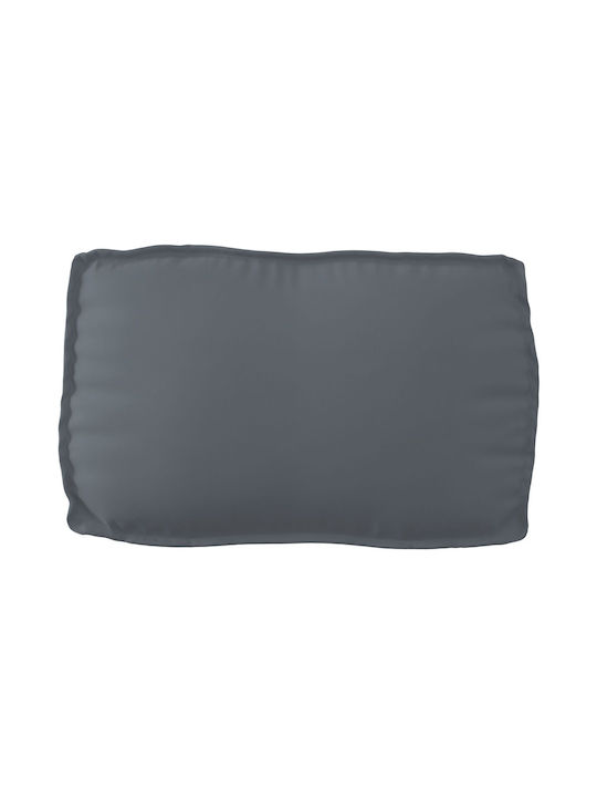 vidaXL Waterproof Bench Cushion for Pallet with Backrest Anthracite 40x70cm