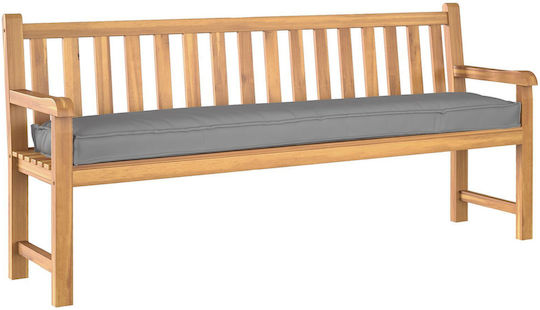 vidaXL Gartenstuhlkissen Paletten Grau 2 Stück 40x200cm