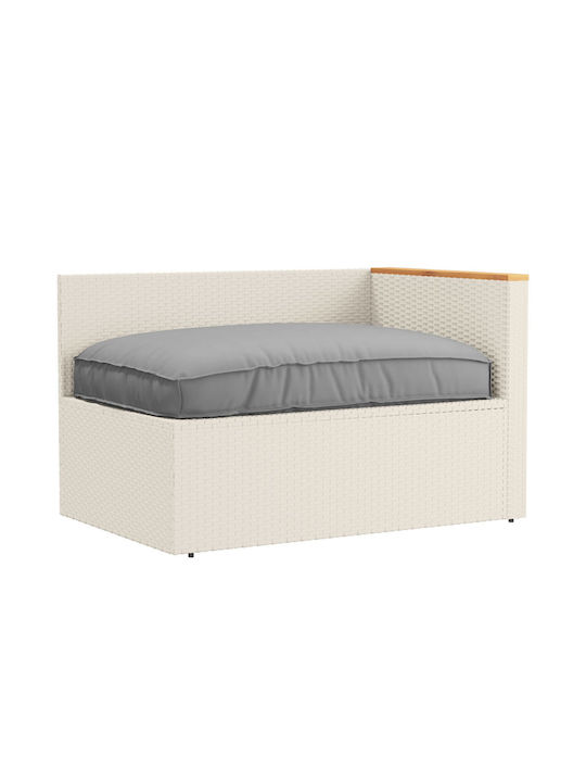 vidaXL Gartenstuhlkissen Paletten Grau 80x120cm
