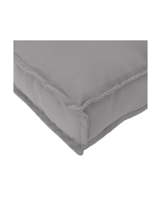 vidaXL Waterproof Bench Cushion for Palette Gray 80x80cm