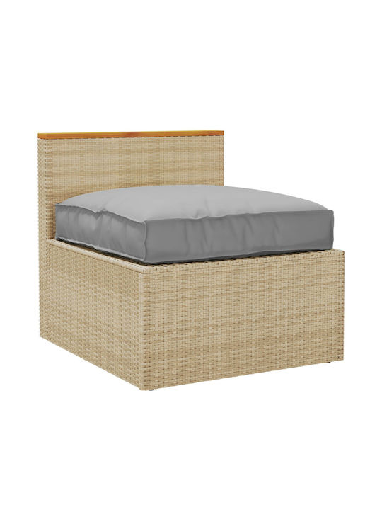 vidaXL Waterproof Bench Cushion for Palette Gray 80x80cm