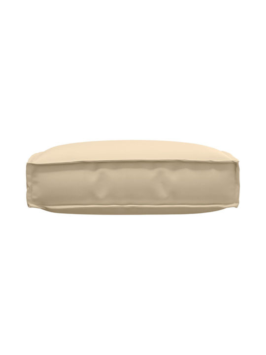 vidaXL Waterproof Pallet Bench Cushion Beige 60x60cm. 42001491