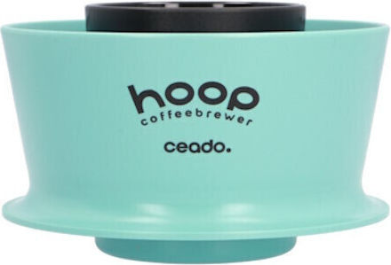 Ceado Hoop Brewer Cafea Turcoaz Picurător de cafea Plastic Albastru 132x132x84mm