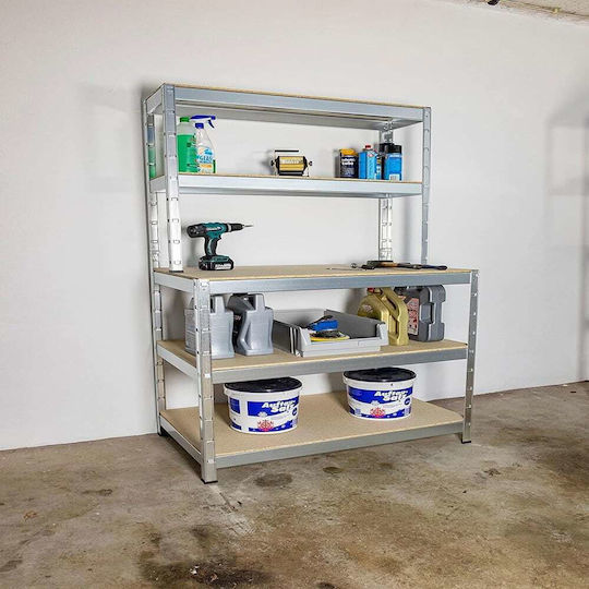Dexion Galvanized Shelf 90x50x180cm With 5 Shelves Total Load Capacity 875kg