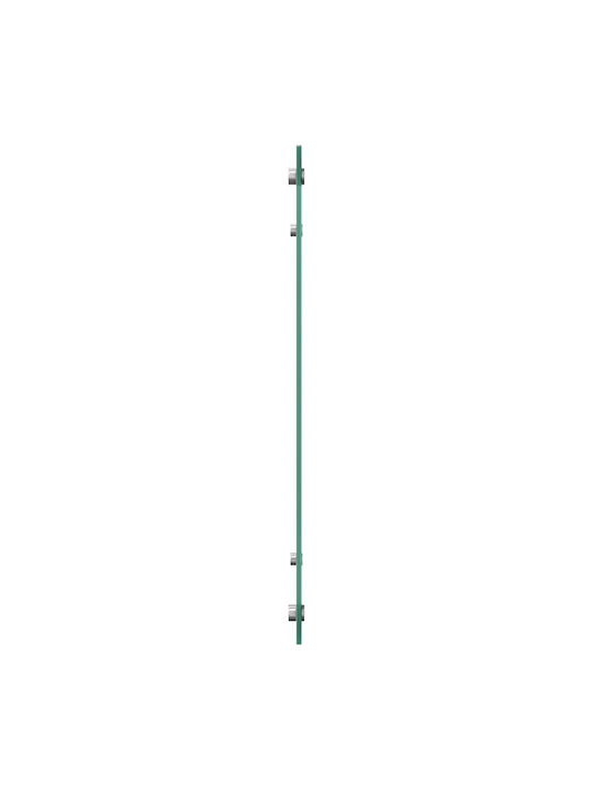 vidaXL Spătar Rectangular din Sticlă Gri Deschis 80x60cm 42001231