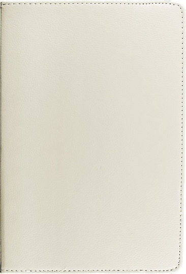 Volte-Tel Flip Cover Leather Rotating White (iPad 9.7" 2017 iPad 9.7" 2018)