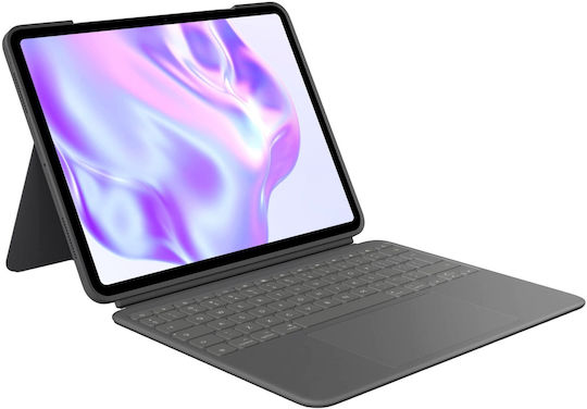 Logitech Combo Touch Flip Cover Γκρι (iPad Pro 2024 13")