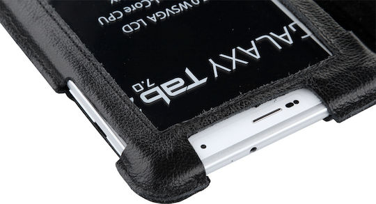 Quer Flip Cover Μαύρη (Samsung Galaxy Tab P3100)