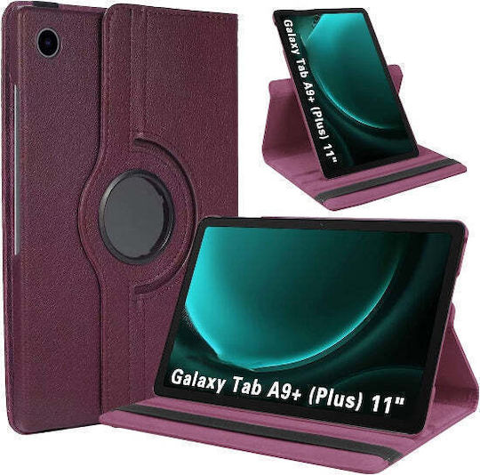 Flip Cover Περιστρεφόμενη Ανθεκτική Μωβ (Galaxy Tab A9+ / Galaxy Tab A11+)