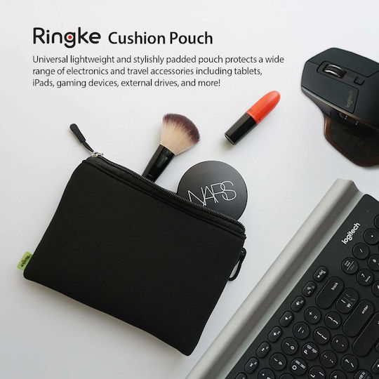 Ringke Pouch Cushion Sleeve Μαύρη (Universal 10.5")