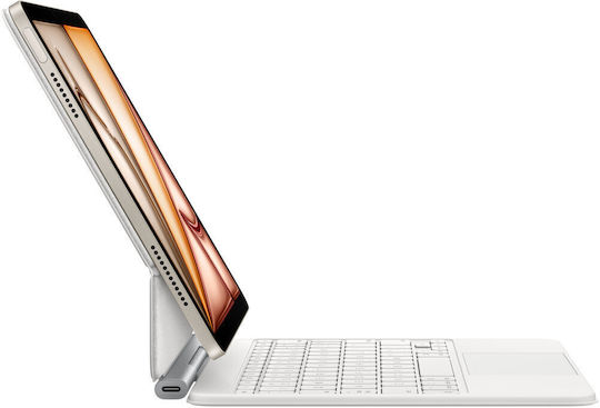 Apple Magic Keyboard Флип Капак Международен Английски Език Бяла (iPad Air 11" 2024/2025/2026)