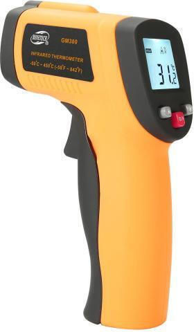 Benetech GM300 Infrarot- und Laserthermometer für Temperaturen von -50°C bis 420°C mit Entfernungsverhältnis 12:1