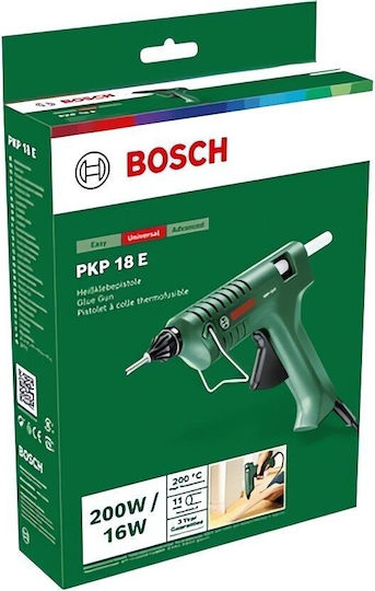 Bosch PKP 18 E Πιστόλι Θερμοκόλλησης 200W για Ράβδους Σιλικόνης 11mm