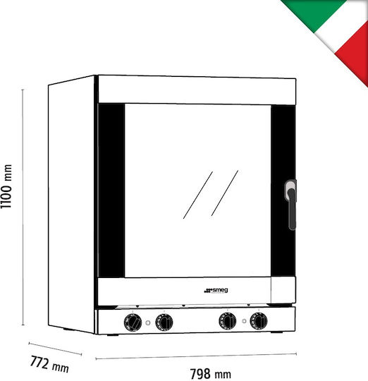 Smeg Alfa 1035h2 Electric Oven with Steam ALFA1035Η-2