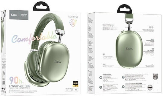 Hoco W35 MAX Fără fir / Cu fir Over Ear Căști cu 40 ore de Funcționare Verzi