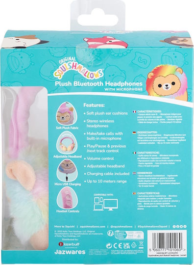 Lazerbuilt Squishmallows Leonard Der Löwe – Kinder Kabellose Kinder Kopfhörer Mikrofon