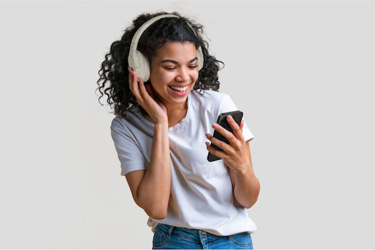 Belkin SoundForm Surround Kabellos / Kabelgebunden Über Ohr Kopfhörer mit 60 Stunden Betriebszeit und Quick Charge Sand